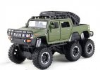 Kids Big Tyres Pull-Back Diecast Hummer H2 Pickup Truck Toy