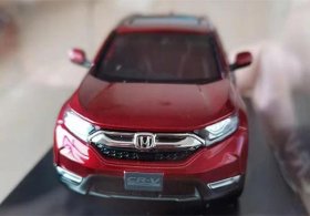 Red 1:43 Scale Ebbro Diecast Honda CR-V Hybrid SUV Model