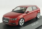 Schuco Red / White 1:43 Scale Diecast 2012 Audi A3 Model