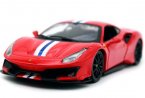 Bburago 1:24 Scale Red Diecast Ferrari 488 Pista Model