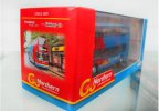 Red-Blue 1:76 Scale CMNL London Double Decker Bus Model