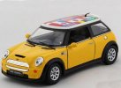 Kids Red / Blue / Yellow / Gray 1:36 Diecast Mini Cooper S Toy