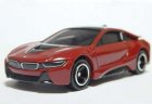 1:61 Scale Kids Wine Red Tomica Diecast BMW I8 Toy
