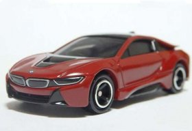 1:61 Scale Kids Wine Red Tomica Diecast BMW I8 Toy