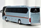 1:38 Blue / Champagne Diecast King Long XMQ6127 Coach Bus Model