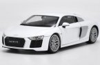 1:18 Scale White Welly Diecast 2016 Audi R8 V10 Model