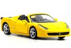 Blue / Red / White / Yellow 1:32 Diecast Ferrari 458 Italia Toy