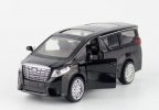 1:43 Scale Black / White Diecast Toyota Alphard MPV Toy