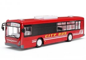 Kids Blue / Red Full Functions Opening Doors R/C City Bus Toy