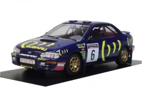 Blue 1:43 Scale Diecast Subaru IMPREZA Model