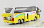 Kids Yellow / Red / Orange Luxury Die-cast Coach Bus Toy