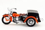 Orange / Black 1:18 Scale Diecast Harley Davidson Model