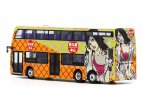 1:120 NO.171 Diecast ADL Enviro 500 Double Decker Bus Model