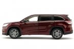 White / Black / Wine Red 1:18 Diecast 2015 Toyota Highlander