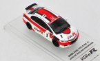 White-Red 1:64 Scale Diecast Honda Civic Type R FD2 Model