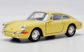 Kids 1:36 Scale Welly Yellow Diecast Porsche 911 Toy