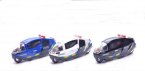 Blue / White / Black Kids 1:12 Scale Die-Cast Police Motorcycle