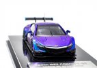 Purple 1:64 Diecast Honda Acura NSX Concept Super GT500 Model