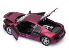 1:32 Red / White / Blue / Purple Kids Diecast Audi R8 Toy