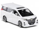 White /Black 1:32 Kids Diecast Toyota Alphard S Grade Rowen Toy