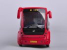 1:50 Scale Red / Silver Three Carriages Super Cruiser Bus Model