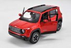 Red 1:24 Scale Maisto Diecast Jeep Renegade Model