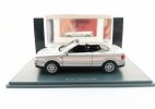 Silver / Red 1:43 Scale Resin 1986 Audi A4 Cabriolet Model