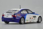 1:24 Scale White-Blue Motorama Diecast BMW 320 Model