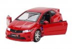 1:32 Scale Kids Red / Yellow / White Diecast Honda Civic Toy