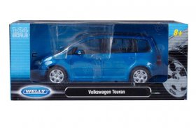 Blue / Red 1:24 Scale Welly Diecast VW Touran Model