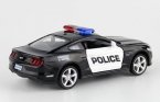 Kids Black Police 1:36 Diecast 2015 Ford Mustang GT Car Toy