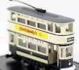 White Mini Scale Oxford Die-Cast Birmingham Tram Model