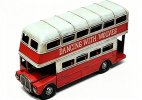 Red 12 inch DANCING WITH WOLVES London Double Decker Bus Model