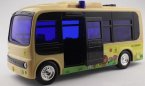 Kids Gray Plastics Electric School Bus Toy