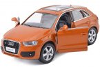 White / Orange / Brown 1:32 Scale Kids Diecast Audi Q3 Toy