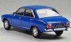 Red / Blue / White 1:24 Welly Diecast 1975 Peugeot 504 Model