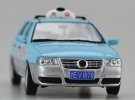 Blue 1:43 Diecast VW Santana Vista ShangHai Taxi Car Model