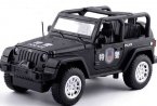 1:32 Scale Kids Black Police Diecast Jeep Car Toy