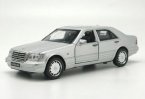 Black /White / Silver / Blue 1:32 Diecast Mercedes-Benz W140 Toy