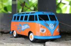 Full Functions 1:26 Scale Kids Blue-Orange R/C VW T1 Bus Toy