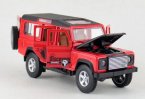 Kids Red /Orange /Black /White Diecast Land Rover Defender Toy