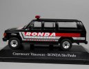 Black 1:43 IXO Diecast Chevrolet Veraneio Police Car Model