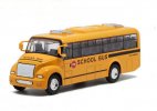 Pull-back Function Kids Yellow 1:32 Scale Diecast School Bus Toy