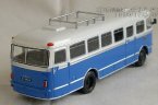 1:43 Scale White-blue 1972 SAN H-100A Bus Model