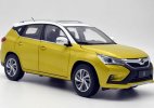 Yellow / Orange 1:18 Scale Diecast 2016 BYD Song SUV Model