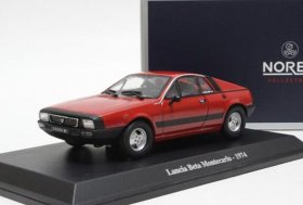 1:43 Scale Red NOREV Diecast Lancia Beta Montecarlo Model