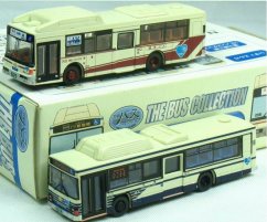 White Mini Scale Nagoya Road Transport Bureau City Bus Model