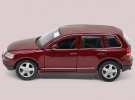 Wine Red / Blue 1:24 Scale Bburago Diecast VW Touareg Model