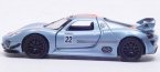 Kids Blue 1:36 Scale Welly Diecast Porsche 918 RSR Toy