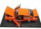 Orange 1:24 Whitebox Diecast 1973 Opel Kadett C Coupe Model